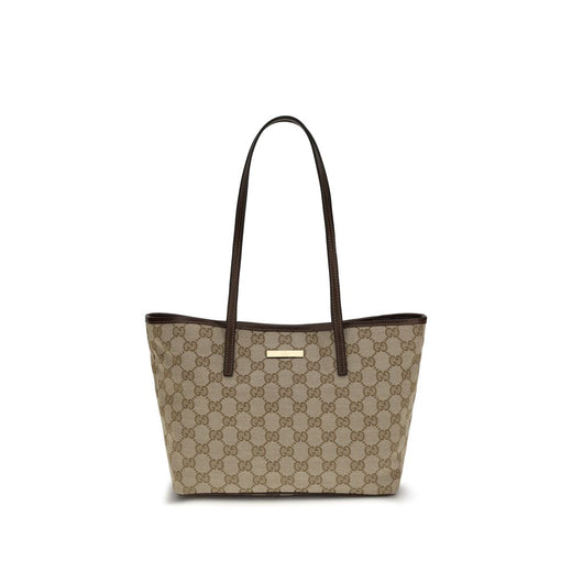 Beige Polyester Shoulder Bag