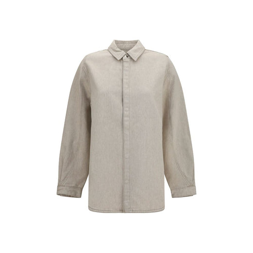 Beige Denim Shirt