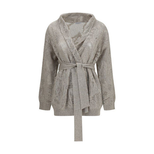 Beige Linen Cardigan