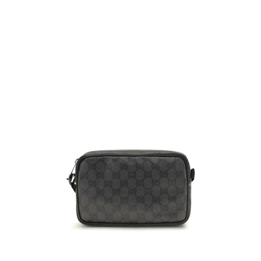 Black Cotton Shoulder Bag