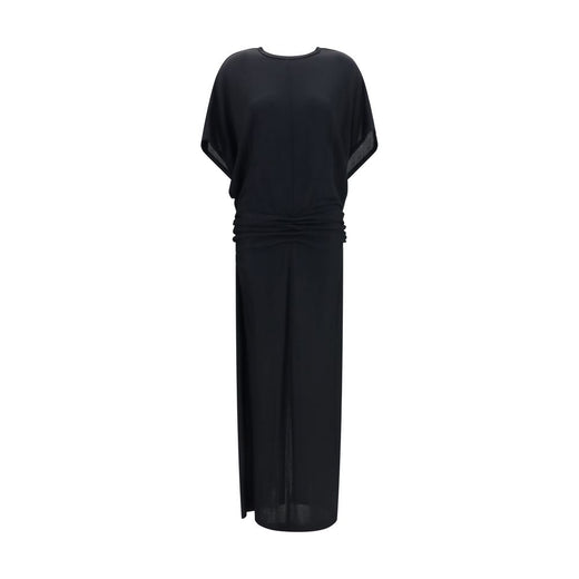 Black Viscose Casual Dress