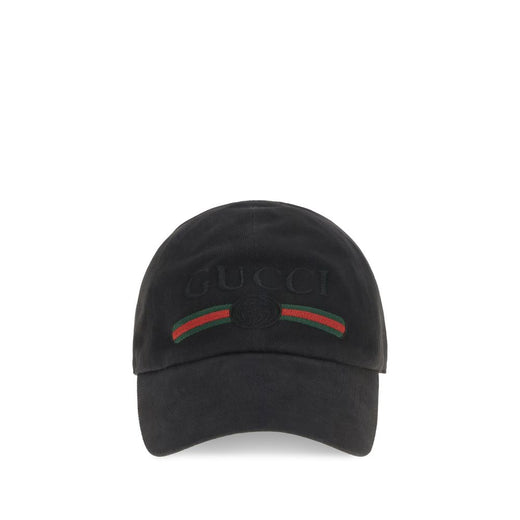 Black Cotton Cap (Baseball Hat)