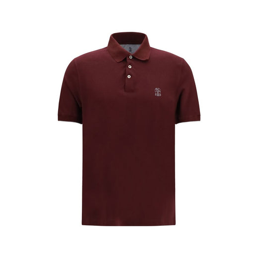 Bordeaux Cotton Polo Shirt