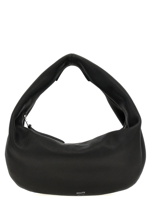 Black Calfskin Shoulder Bag