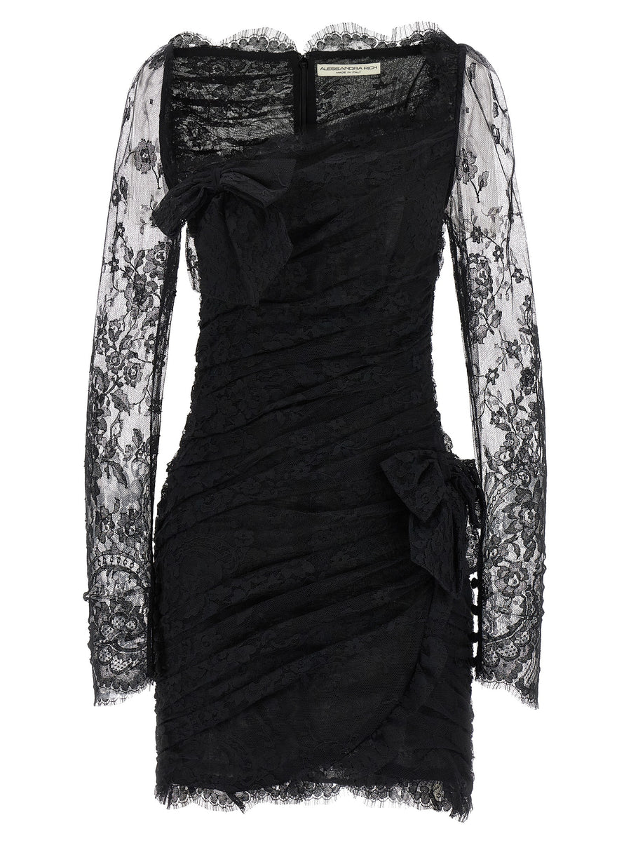 Black Organic Cotton Short Dress