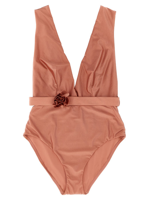 Multicolor Polyamide One-Piece Swimsuit