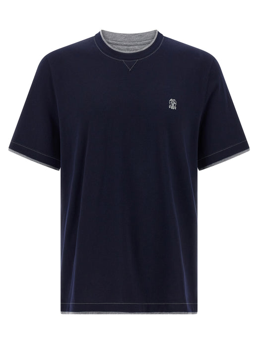 Blue Cotton T-Shirt