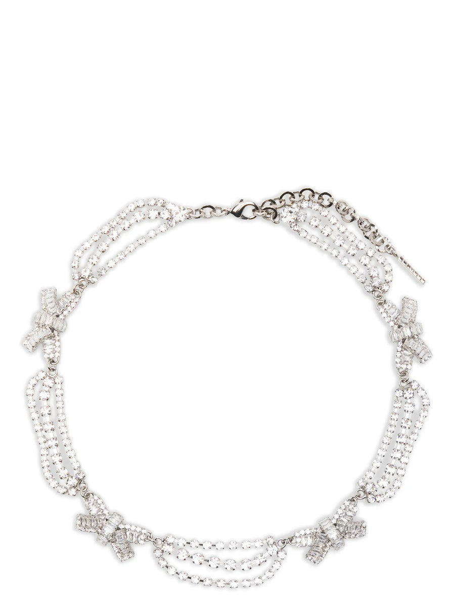 Silver Glass Necklace