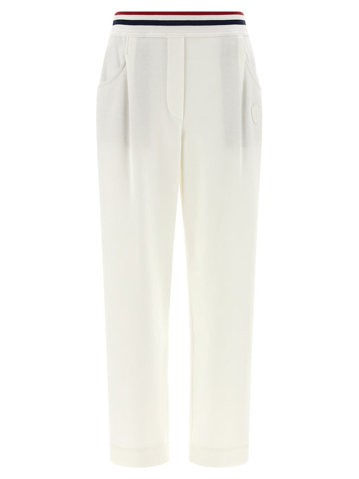 White Cotton Joggers (Workout Pants)