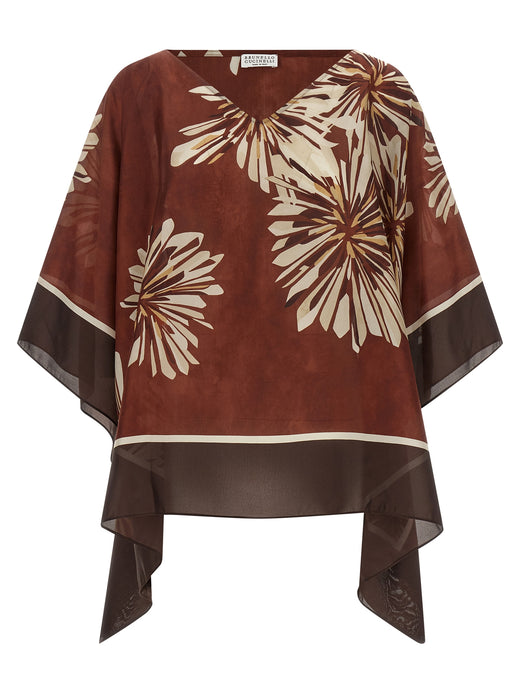 Bordeaux Silk Blouse