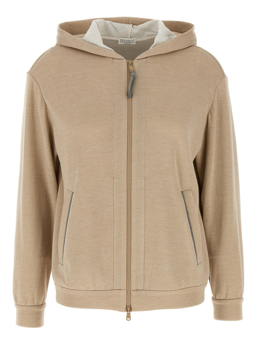 Beige Cotton Cardigan