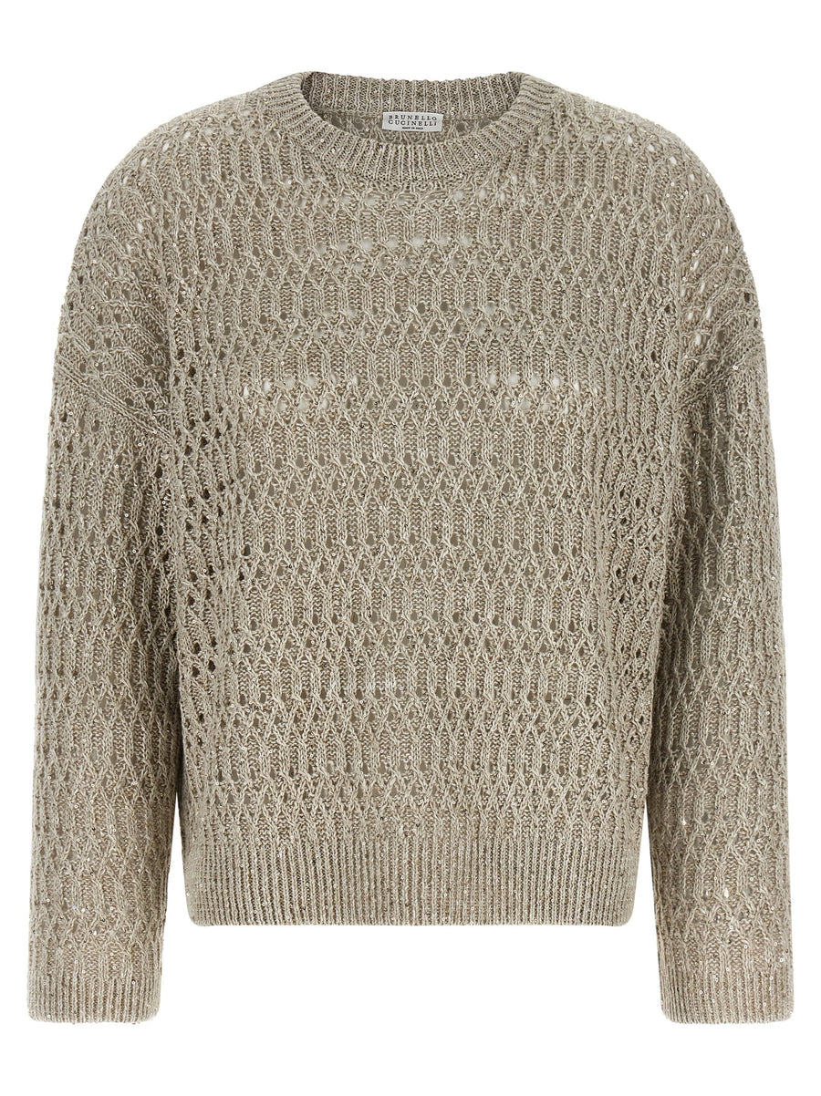 Beige Linen Cardigan