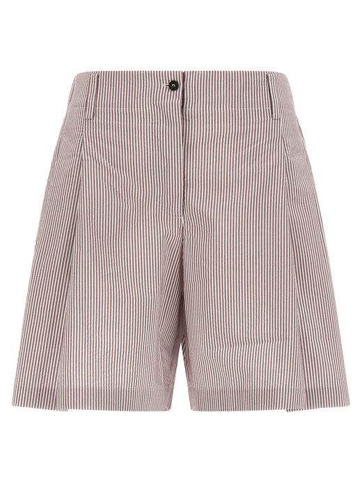 Multicolor Cotton Bermuda Shorts
