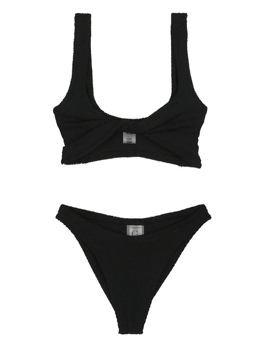 Black Nylon Bikini