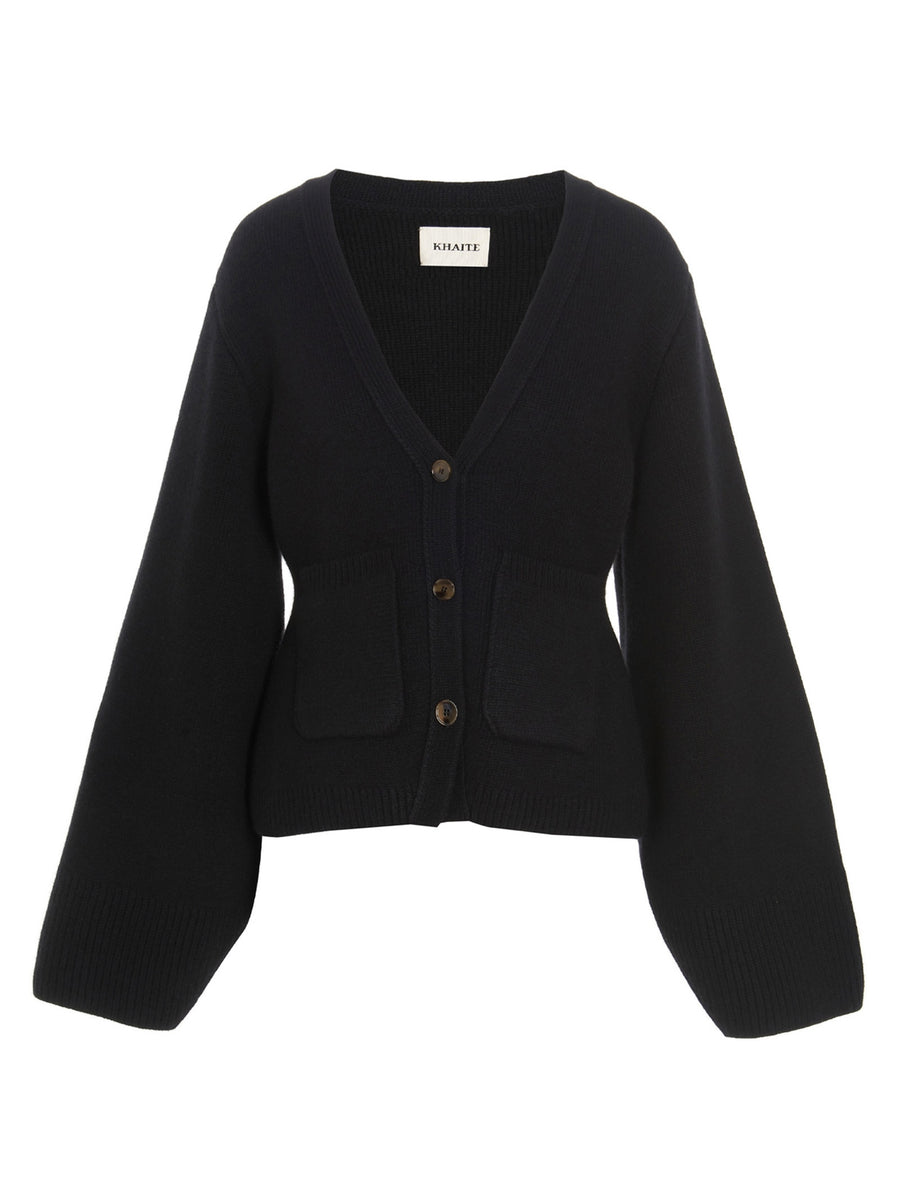 Black Cashmere Cardigan