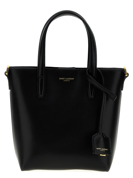 Black Calfskin Tote Bag