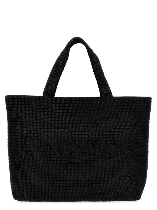 Black Viscose Tote Bag