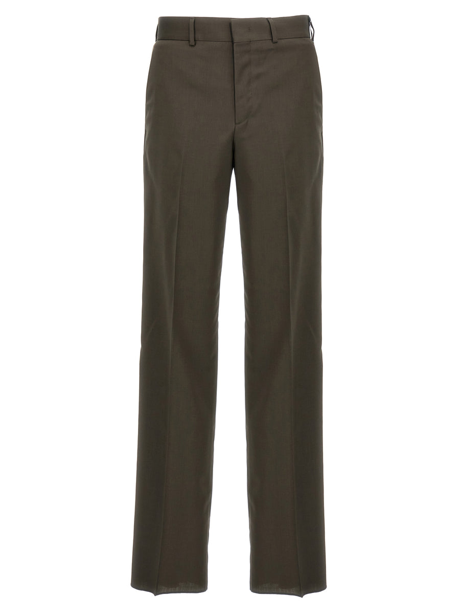 Bicolor Wool Dress Pants