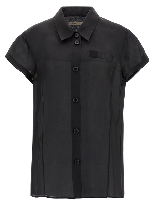 Black Silk Blouse