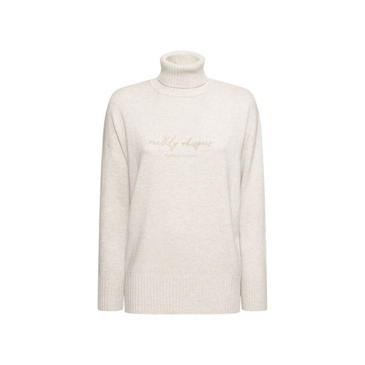 Beige Cashmere Turtleneck