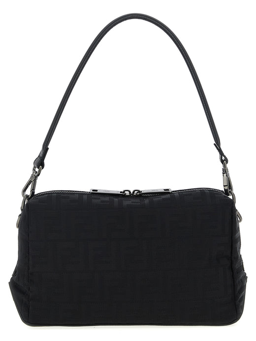 Black Polyamide Shoulder Bag