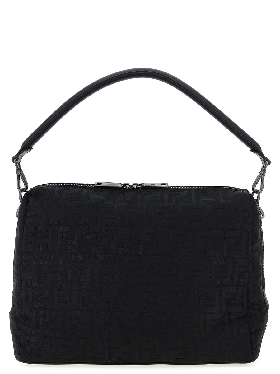 Black Polyamide Shoulder Bag