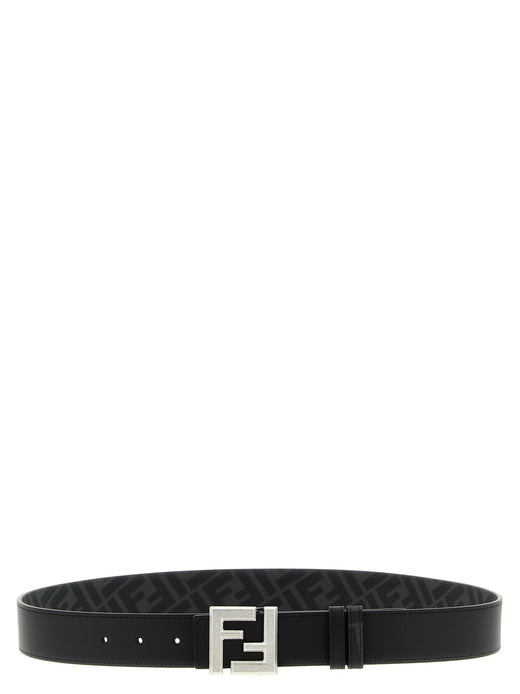 Black Calfskin Regular Belt