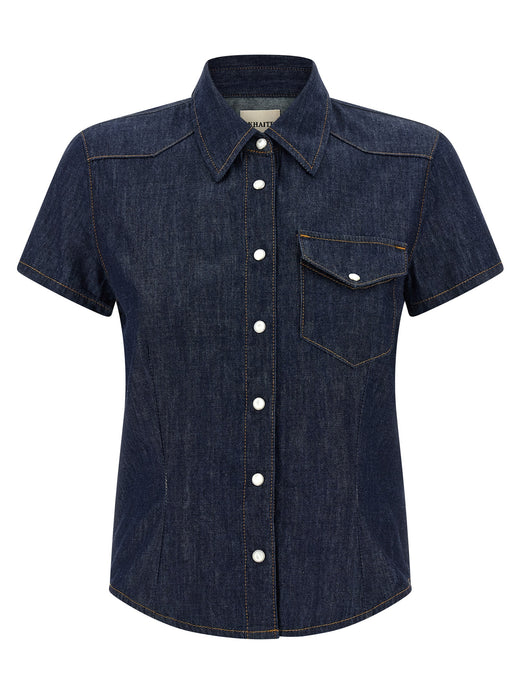 Blue Cotton Blouse