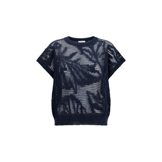 Blue Linen T-Shirt
