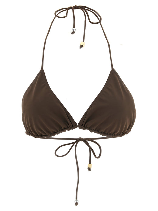 Brown Polyamide Bikini