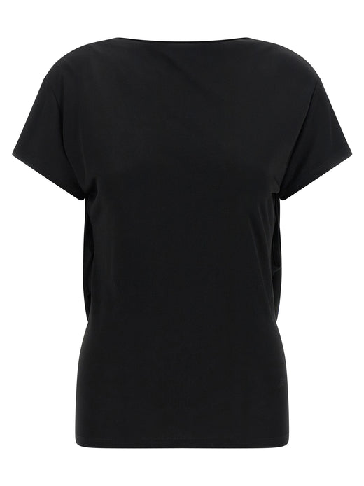 Black Viscose T-Shirt