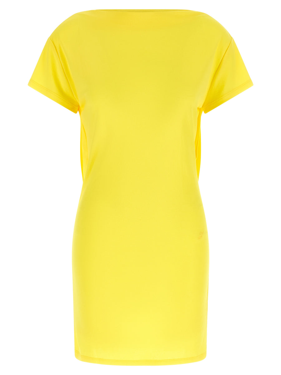 Multicolor Viscose Short Dress