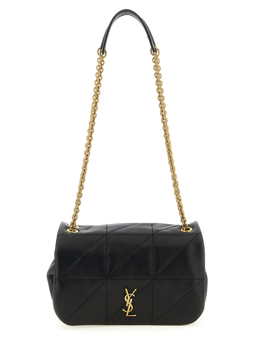 Black Lamb Leather Shoulder Bag