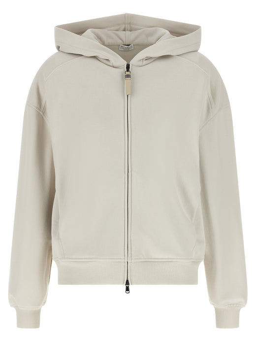 Beige Cotton Sweatshirt