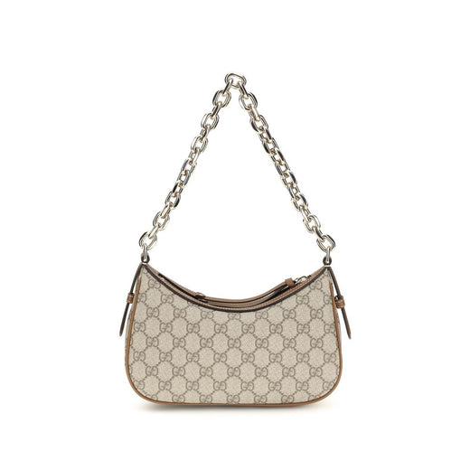 Beige Fabric Handbag