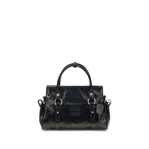 Black Calf Leather Bos Taurus Handbag