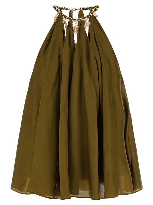 Bicolor Silk Blouse