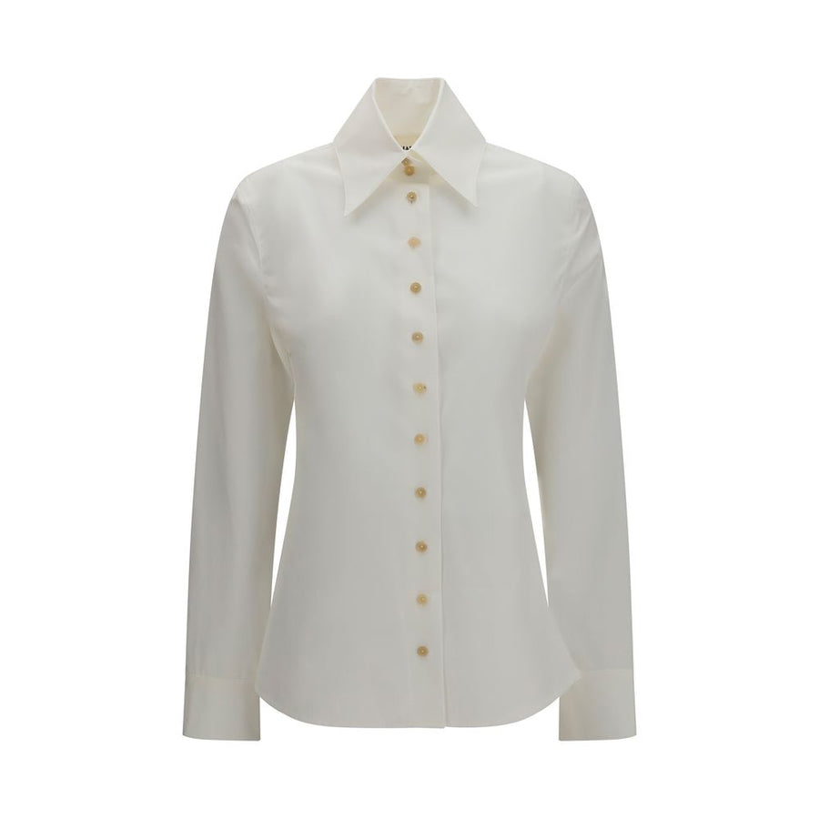 White Cotton Dress Shirt