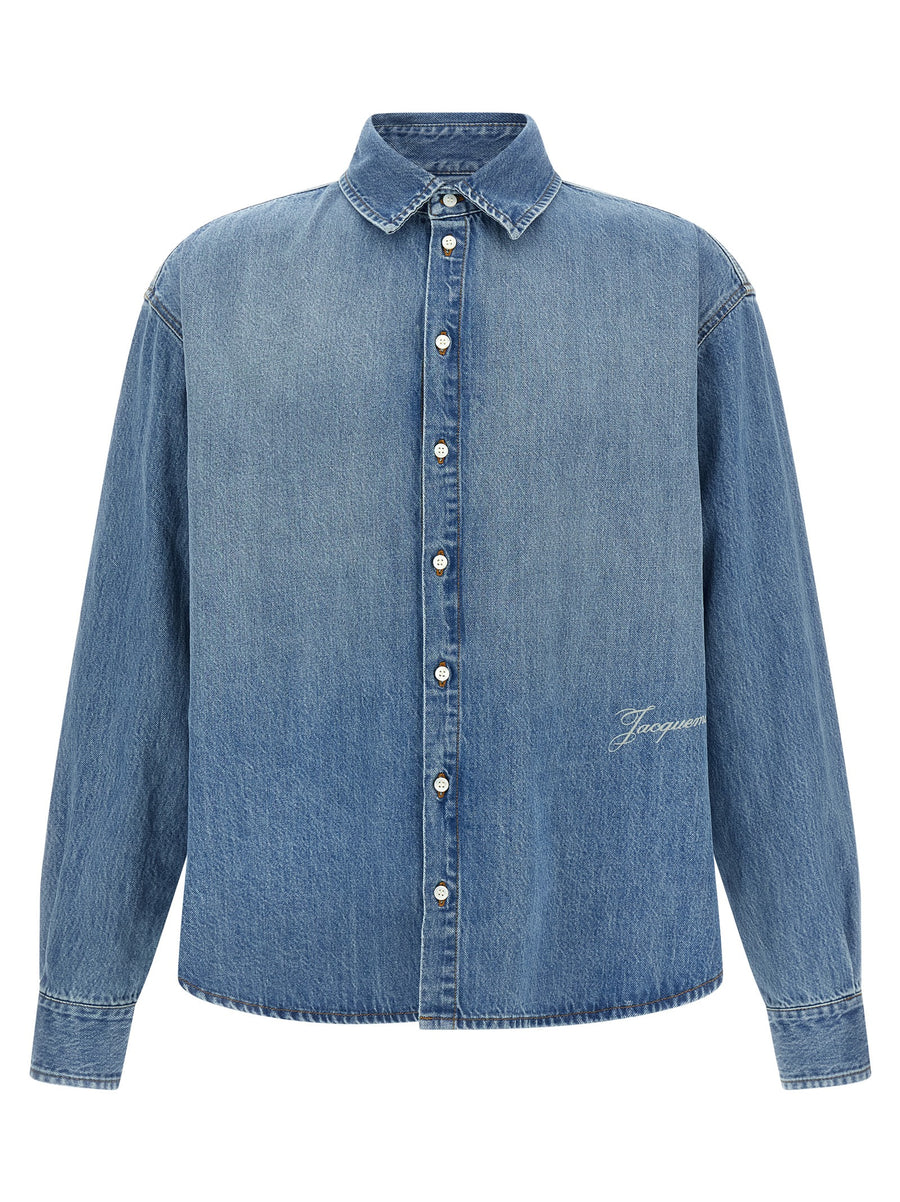 Blue Cotton Blouse