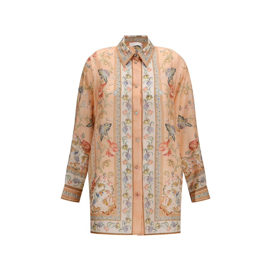 Multicolor Silk Pattern Shirt
