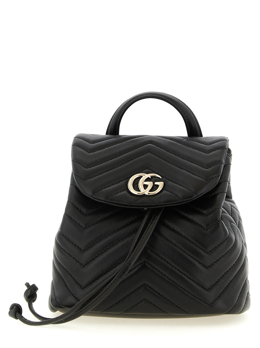 Black Lamb Leather Backpack
