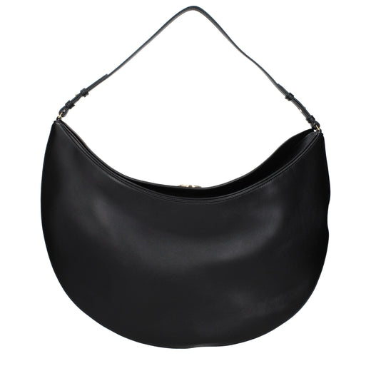 Black Leather Shoulder Bag