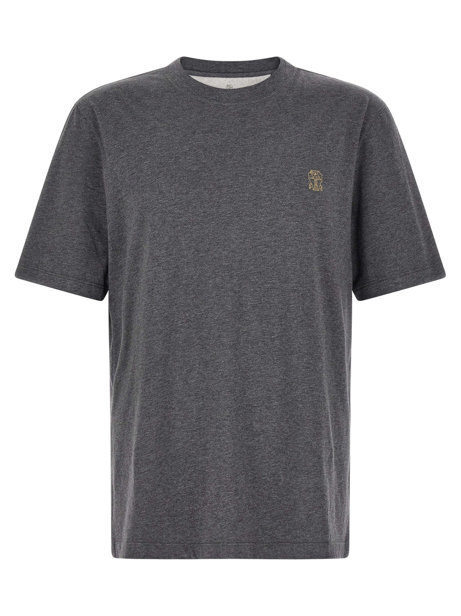 Gray Cotton T-Shirt