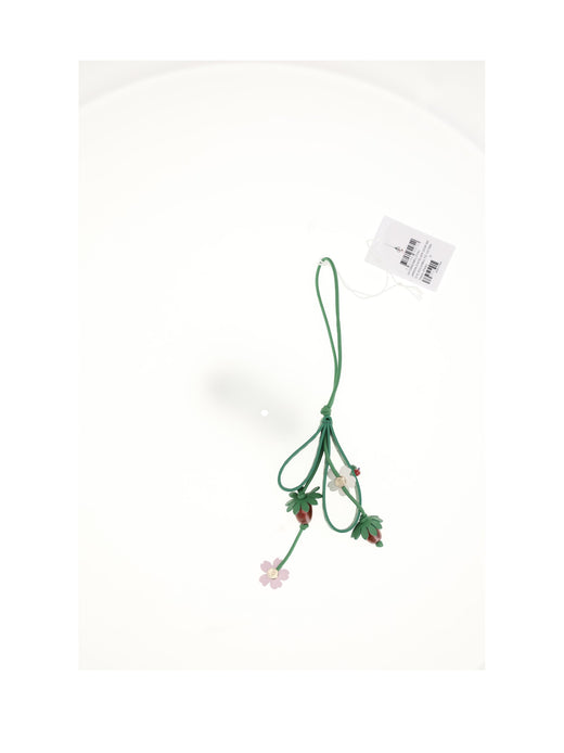 Dior Multicolor Floral Calf Leather Bag Charm — Gold (bos Taurus) Hand