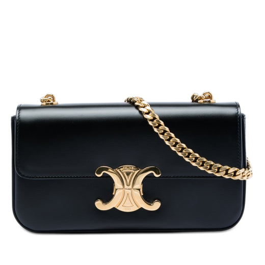 Shiny Calfskin Claude Chain Shoulder Bag - Image 1