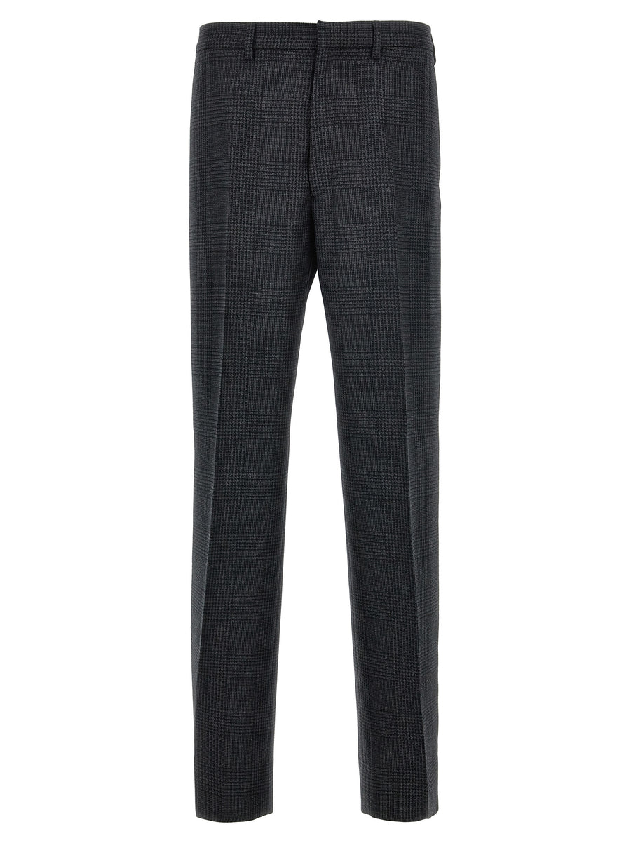 Gray Virgin Wool Dress Pants
