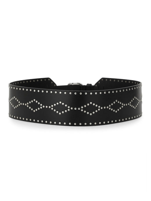 Isabel Marant Lucie Belt — Black Cow Leather