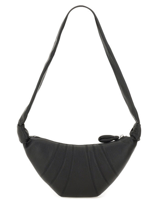 Lemaire Lambskin Leather Shoulder Bag — Black