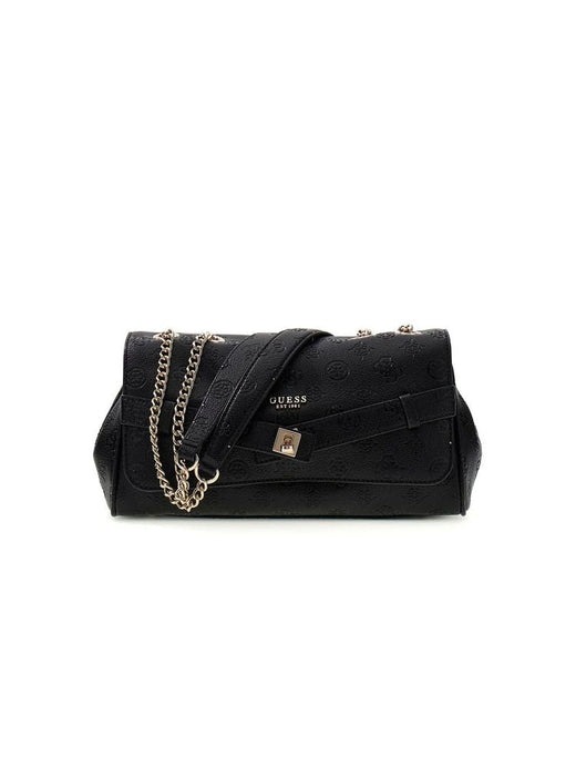 Guess Ella Crossbody Bag — Black Polyurethane