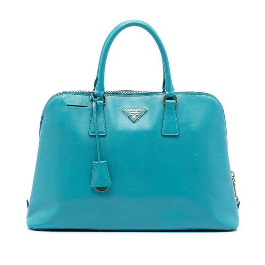 Large Saffiano Lux Promenade Satchel - Image 1